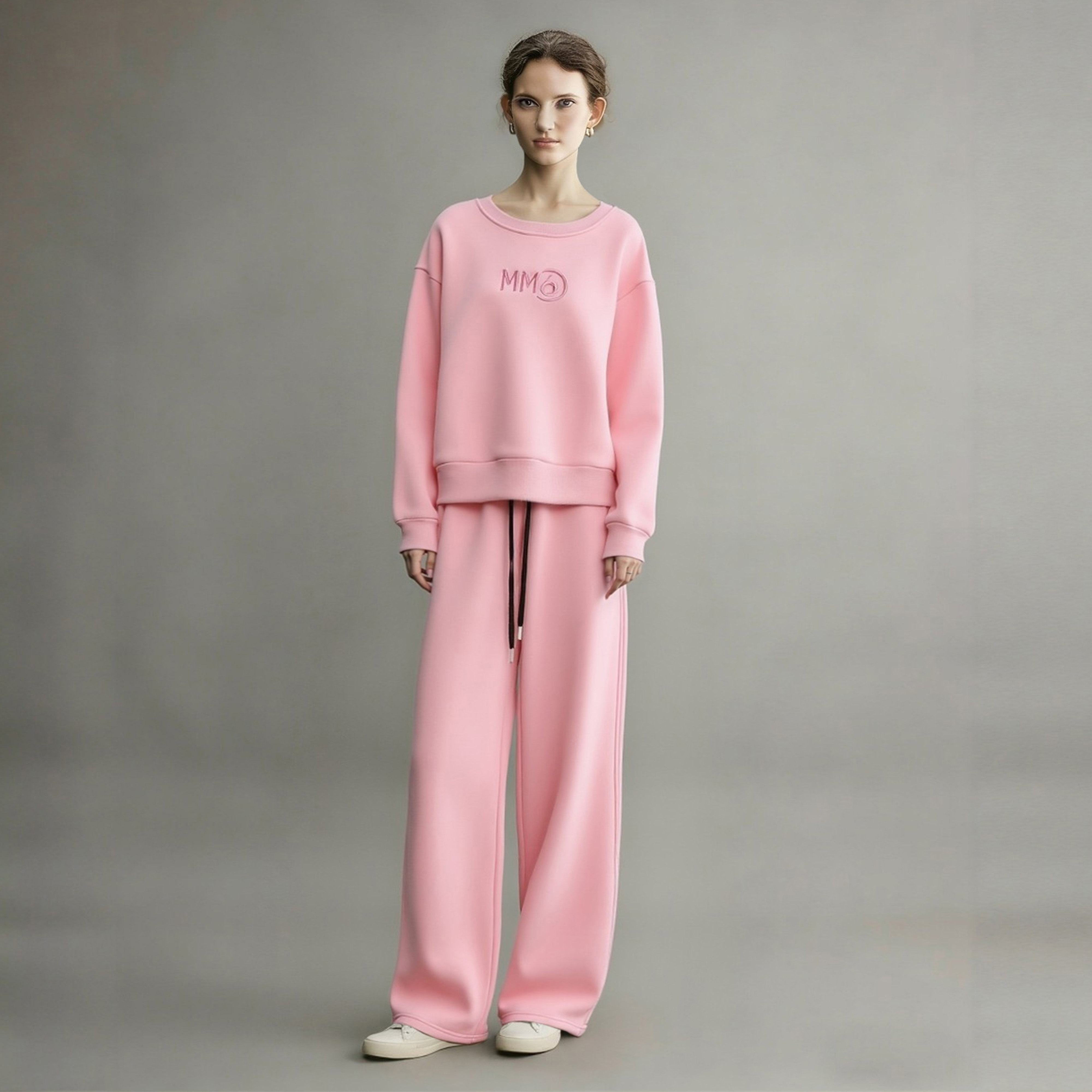 运动休闲套装女2026冬季一整套穿搭高级感粉色加绒加厚卫衣两件套,女装/女士精品,休闲运动套装,淘宝优惠券,粉丝福利购,淘宝优惠卷