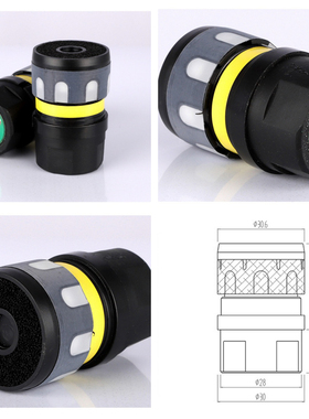 KTV通用无线咪芯DVON咪头BBS音头拜尔麦头动圈麦芯话筒咪芯
