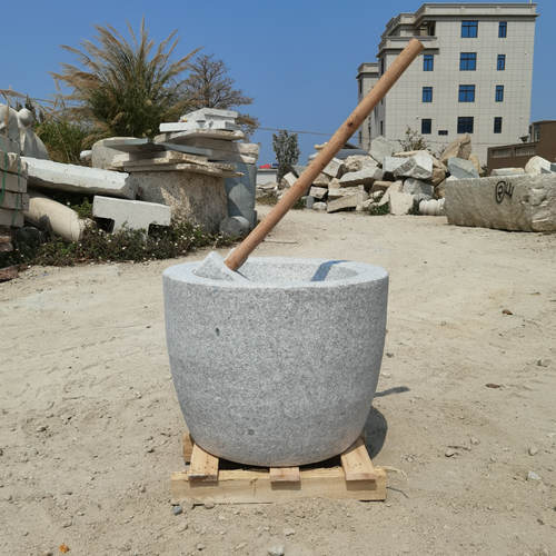 老式花岗岩打糍粑家用石臼惠安