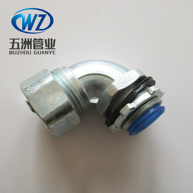 金属软管直角镀铬弯头图片