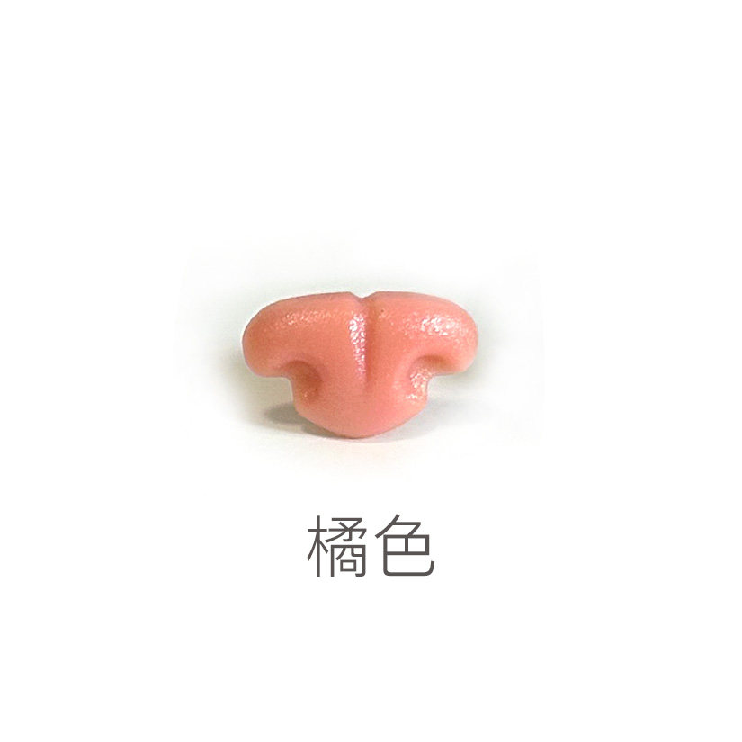 양모 펠트 고양이 코 DIY 플라스틱 시뮬레이션 고양이 코 수제 인형 고양이 코 살색 검정 서리로 덥은 매트