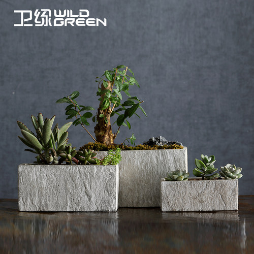 水泥北欧创意简约多肉花盆