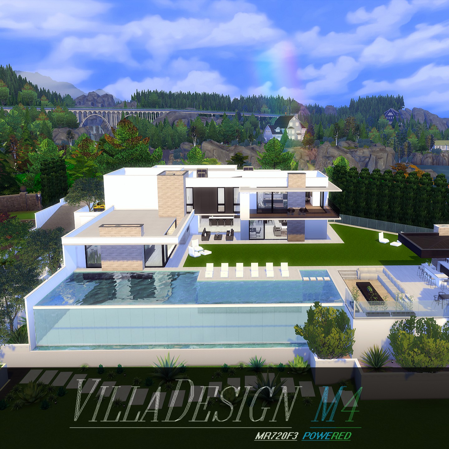 模拟人生4房屋mod别墅建筑设计 NO.16 Ocean Villa