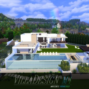 Villa Ocean 模拟人生4房屋mod别墅建筑设计 NO.16