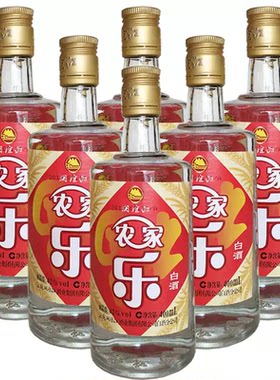 云南特产澜沧江农家乐酒42度400ml×6瓶优级