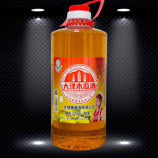 云南大理特产酒果味酒饮相恋大理木瓜酒2升装22度桶装果露酒实惠