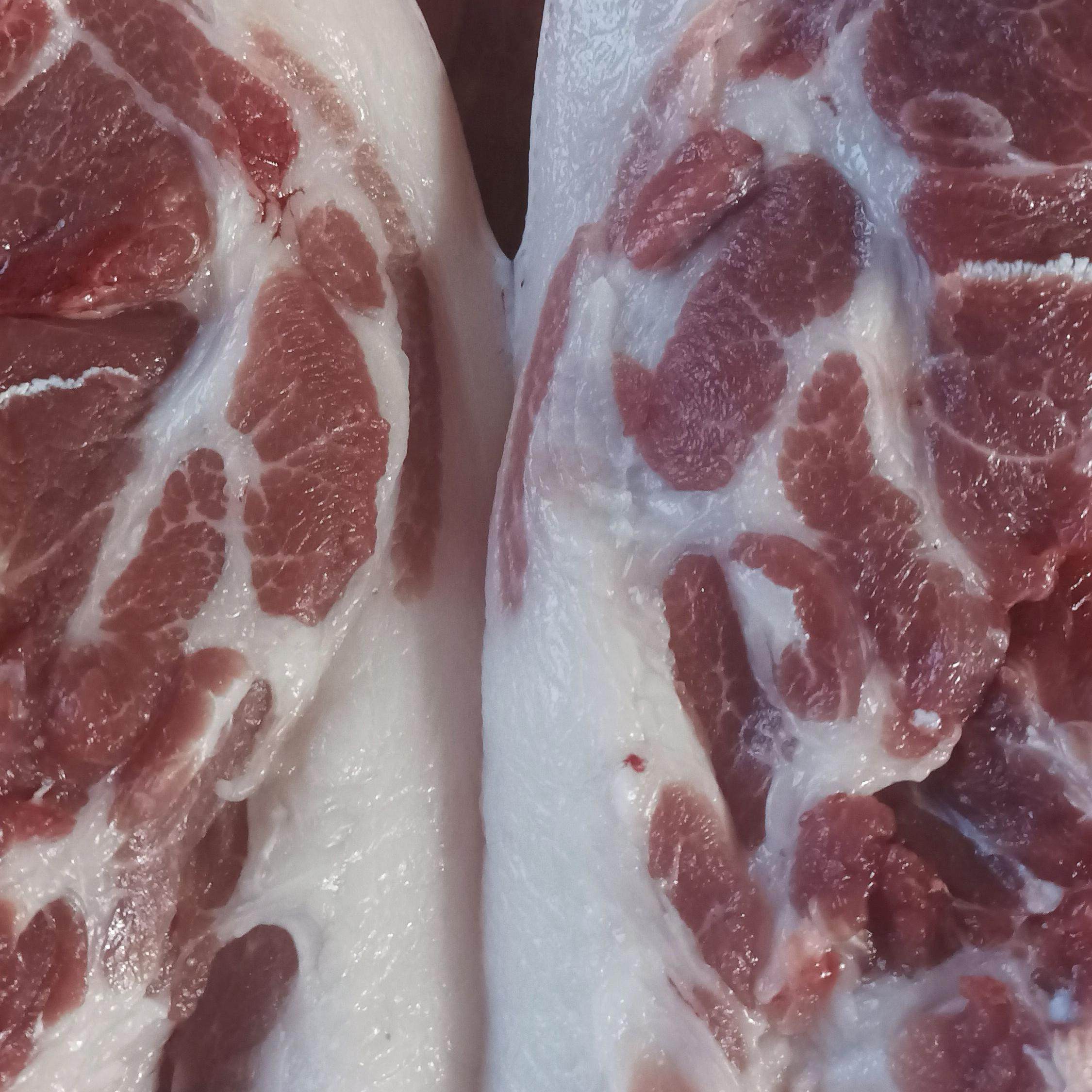 【顺丰包邮】农家黑土猪肉前腿肉梅头梅花肉一刀切散养土黑猪瘦肉