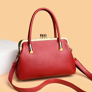 热销女包新款包包女夹口斜挎女士包包大容量高级手提包包斜挎包女