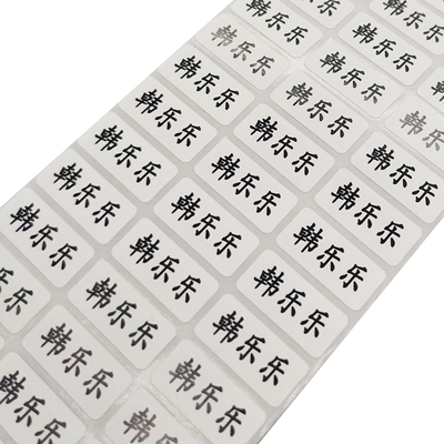 幼儿园小学白底肖银色名字条