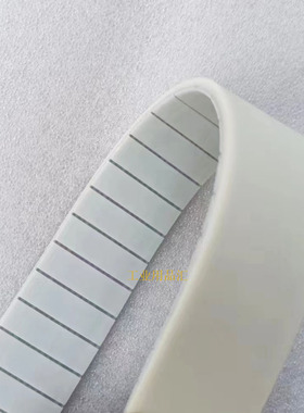 白色聚氨酯内镶有钢丝P1P2P3P4健身器传动带30P2-7000环形平皮带