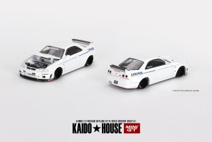 Kaido House MINIGT 1:64 日产 Skyline GTR R33 Greddy 113
