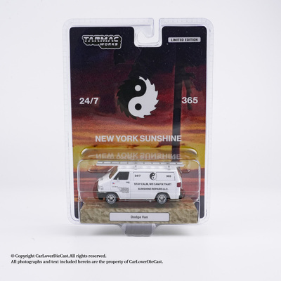 [现货]TW Tarmac Works 1:64道奇Dodge 面包车 New York Sunshine