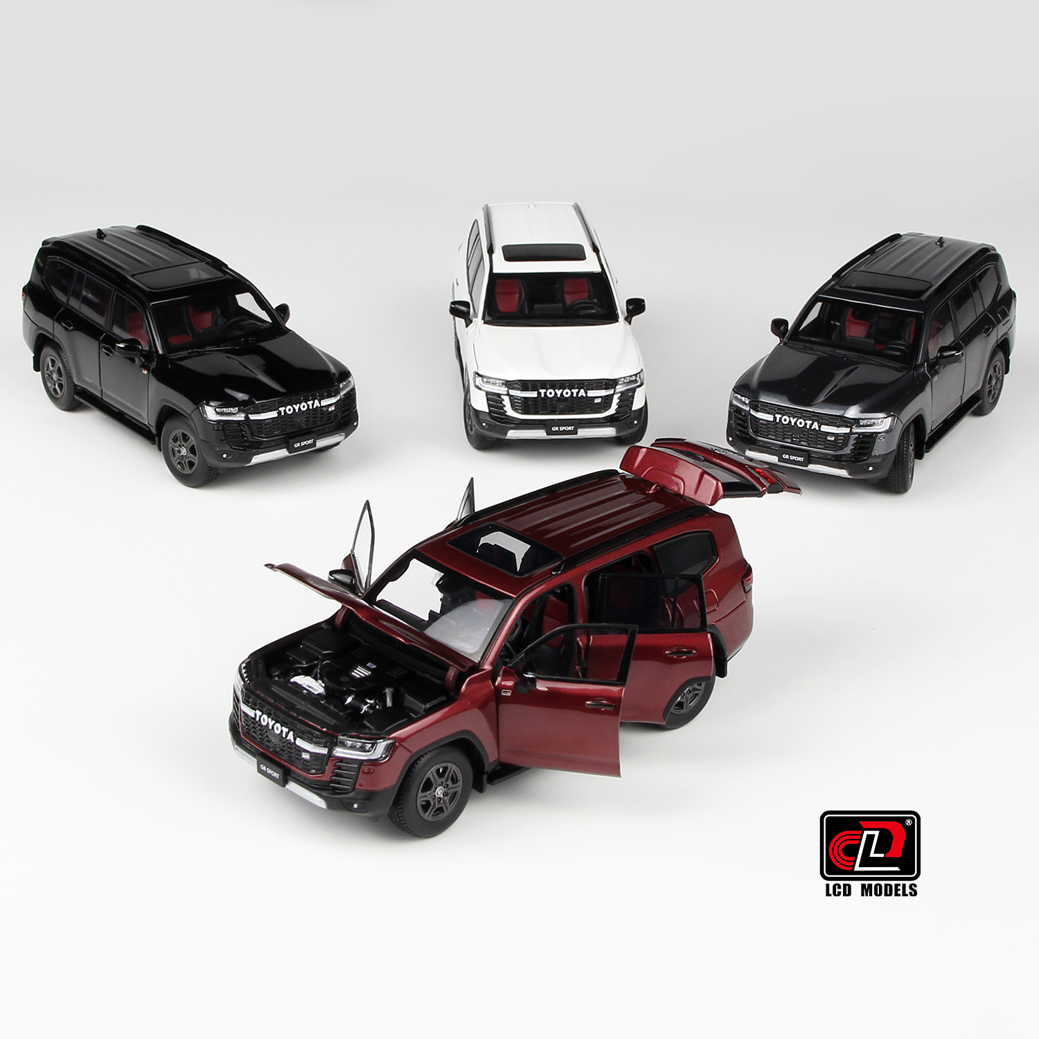 [现货]LCD 1:43 丰田 Toyota 陆巡 LC300 GR 全款 合金车模