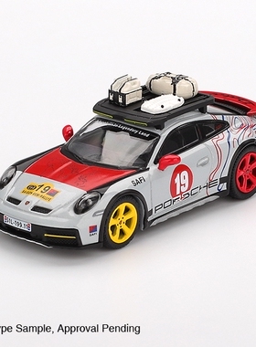 [现货]MINIGT 1:64 保时捷 911 达喀尔 Uncle Rally 合金模型1068