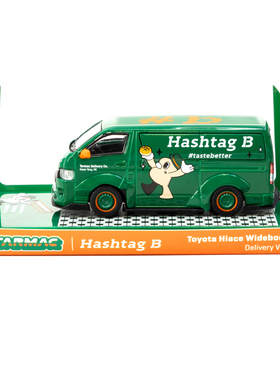[现货]TW 1:64 丰田海狮 Hiace Widebody Hashtag B 合金汽车模型