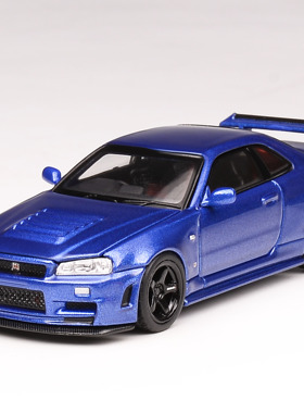 MOTORHELIX MH 1:64 日产 天际线 GT-R(R34)Z-TUNE 合金汽车模型