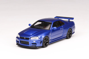 MOTORHELIX MH 1:64 日产 天际线 GT-R(R34)Z-TUNE 合金汽车模型
