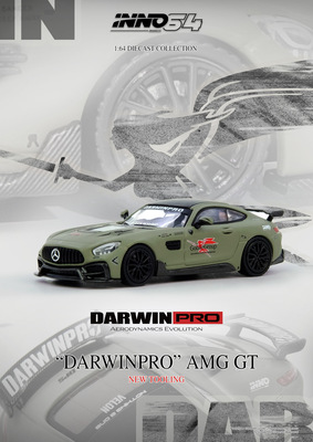 [现货]INNO 1:64 奔驰 AMG GT DARWIN PRO 达尔文 合金汽车模型
