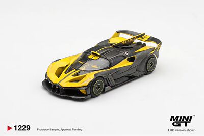 [现货]MINIGT 1:64 布加迪Bugatti 飞火流星Bolide 合金车模1229