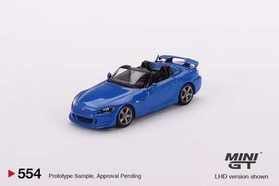MINIGT 1:64 本田Honda S2000 CR AP2 敞篷版 合金汽车模型 554