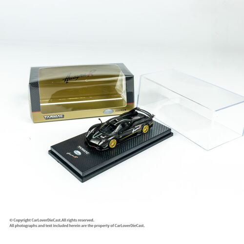 Tarmac Works TW 1:64 帕加尼 花雅 Huayra R  全碳黑 合金车模