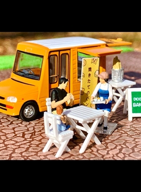 Tomytec TOMICA 多美卡 TLV  Car Snap 18a 大发 米拉 面包店
