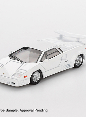 [现货]MINIGT 1:64 兰博基尼 康塔什 Countach 白 合金车模1134