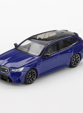 [现货]MINIGT 1:64 宝马 BMW M5 Touring G99蓝合 金汽车模型1080