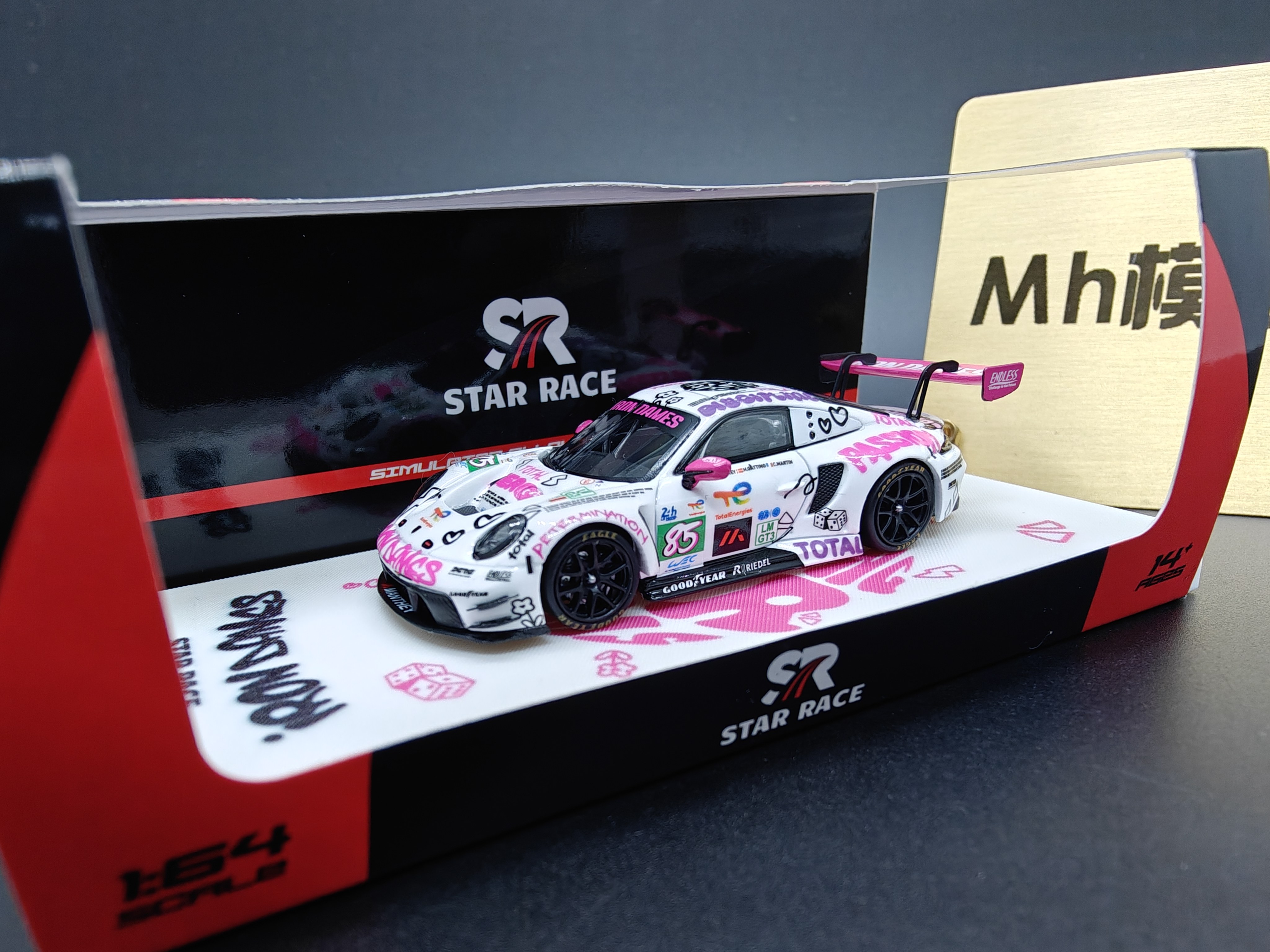[现货]Star Race SR 1:64 992 GT3 R铁娘子White-Pink Iron Dames,模玩/动漫/周边/娃圈三坑/桌游,火车/摩托/汽车模型,淘宝优惠券,粉丝福利购,淘宝优惠卷