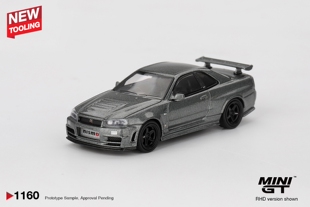 [现货]MINIGT 1:64 日产 NISMO 天际线GT-R BNR34 合金车模1160