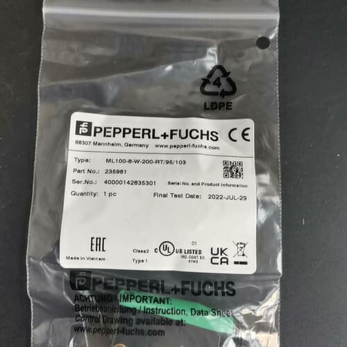 P+F传感器ML100-8-W-200-RT9510（议价)