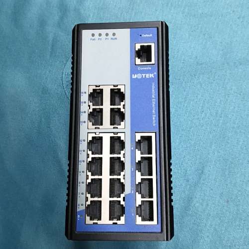 (议价）宇泰工业以太网交换机，UT-62416F-16T-BND