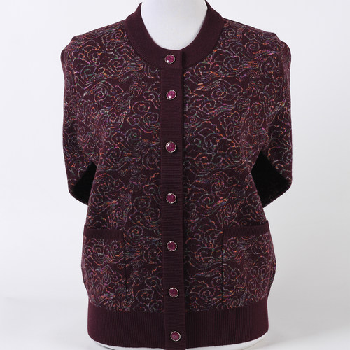 老年人毛衣开衫外套加厚保暖