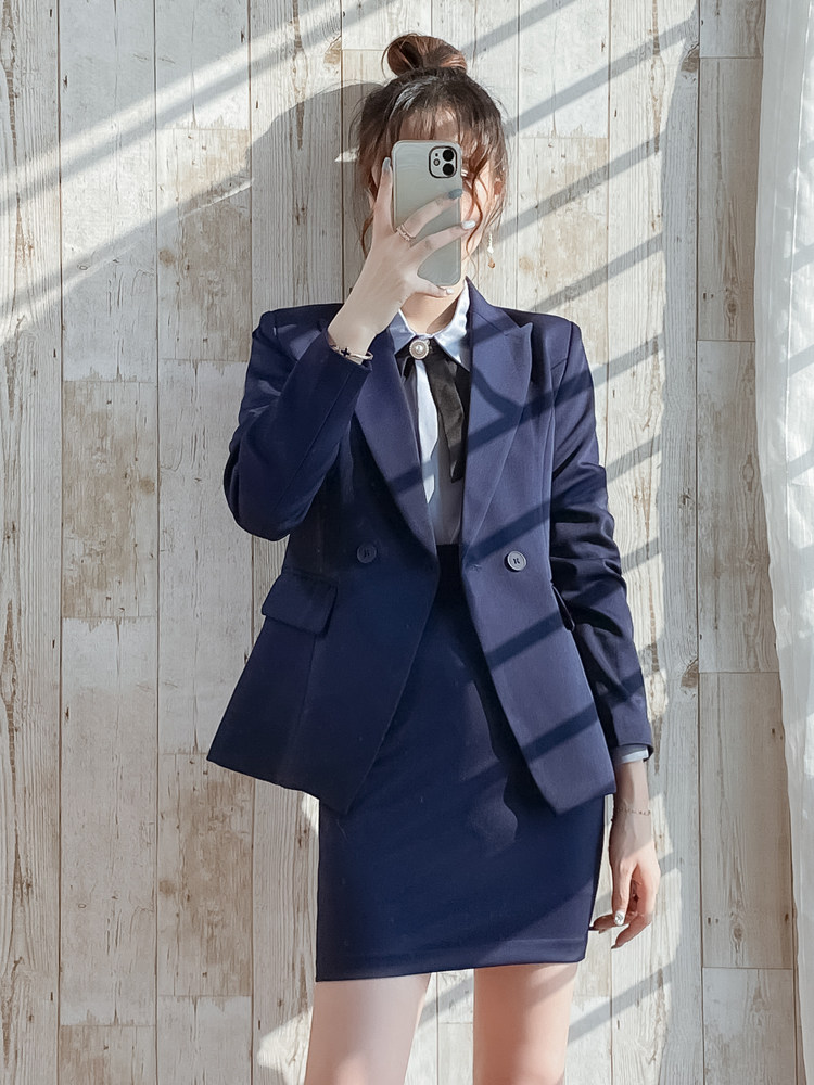高端西装套装女秋冬教师职业装OL面试正装女士西服正式场合工作服