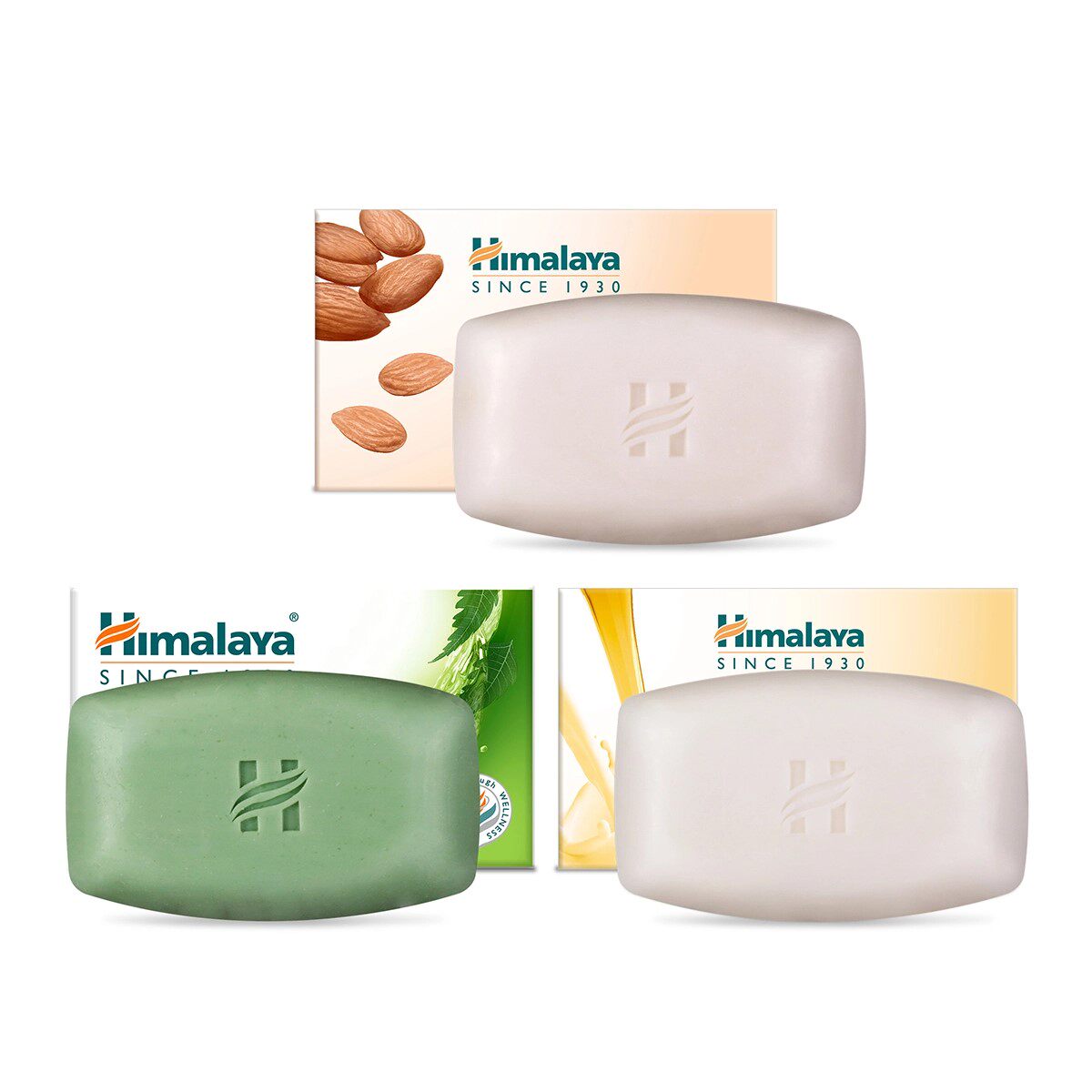 韩国代购直邮 Himalaya喜马拉雅苦楝姜黄香皂洁面清洁植物75g12块