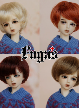 1/12分bjd假发 仿马海毛天使卷(6色) dk lati-w xaga特体 ob az