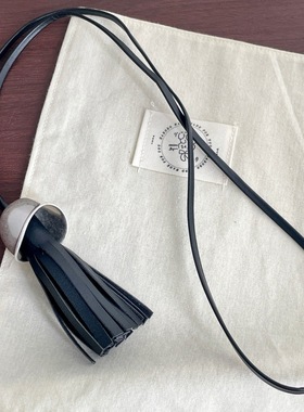 韩国小众设计流苏吊坠项链简约轻奢高级感金属毛衣链长款气质百搭