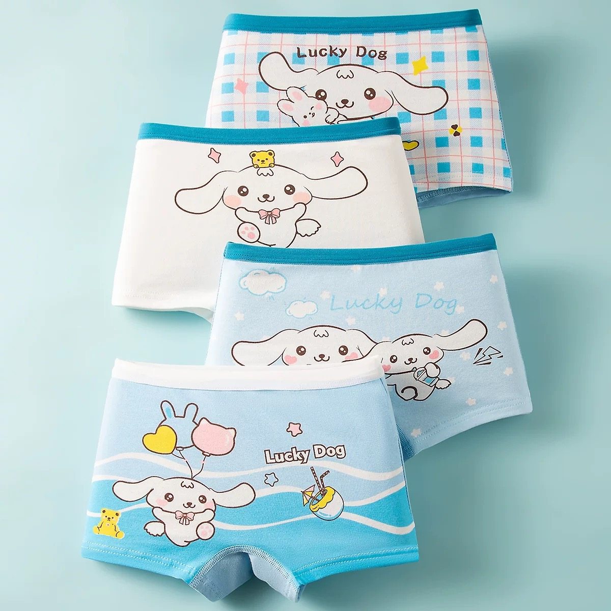 月桂大耳狗儿童内衣底裤青少年平角短裤纯棉中小女孩a类四角宝宝,童装/婴儿装/亲子装,内裤,淘宝优惠券,粉丝福利购,淘宝优惠卷