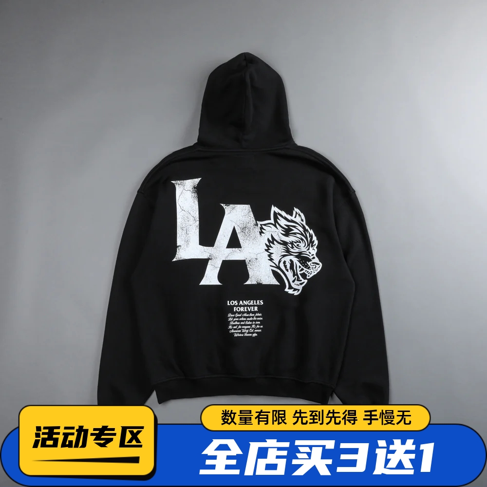 DARCSPORTLA狼头卫衣