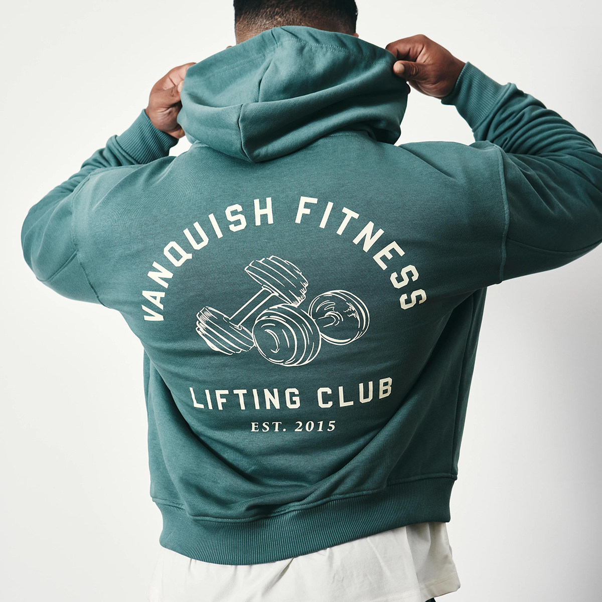 VQ哑铃帽衫男运动健身