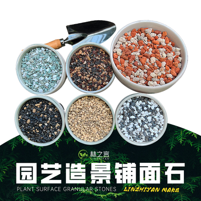 园艺铺面石植物颗粒石子