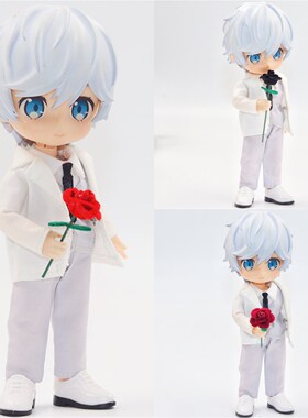 ob11娃衣 GSC doll body9 阿巳2 妖精素体 BJD S道具 玫瑰花