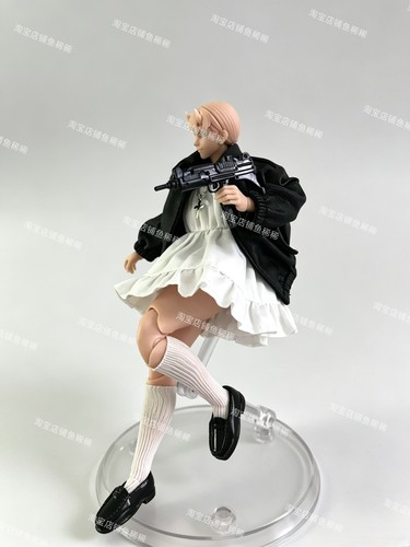 COWL 鬼女素体1/12兵人衣服配件机车短款开衫外套上衣