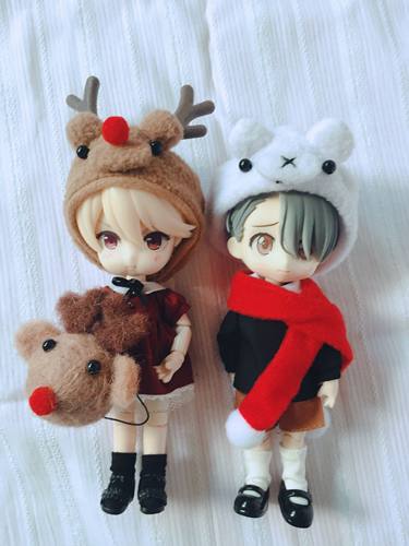 娃衣圣诞节粘土人