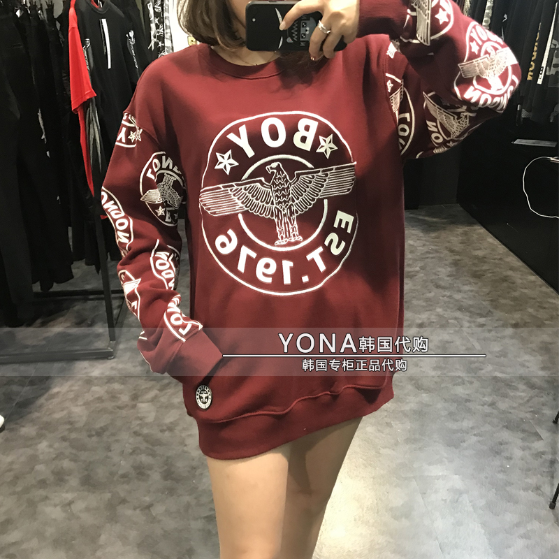 º«¹ú³±ÅÆBOY KOREA LONDON Ë§Æø°Ù´îÄÐÅ®Çé¿îÔ²ÁìÎÀÒÂB63MT01U