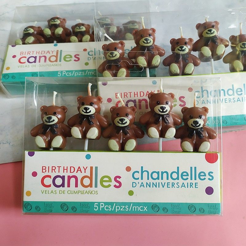 韩国ins小熊蜡烛蛋糕装饰可爱卡通小熊生日蜡烛儿童派对烘焙装扮,节庆用品/礼品,蜡烛,淘宝优惠券,粉丝福利购,淘宝优惠卷