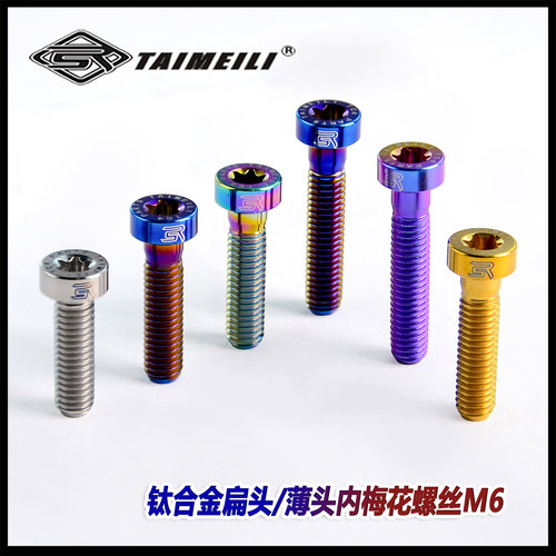 钛合金螺丝扁头薄头圆柱taimeili