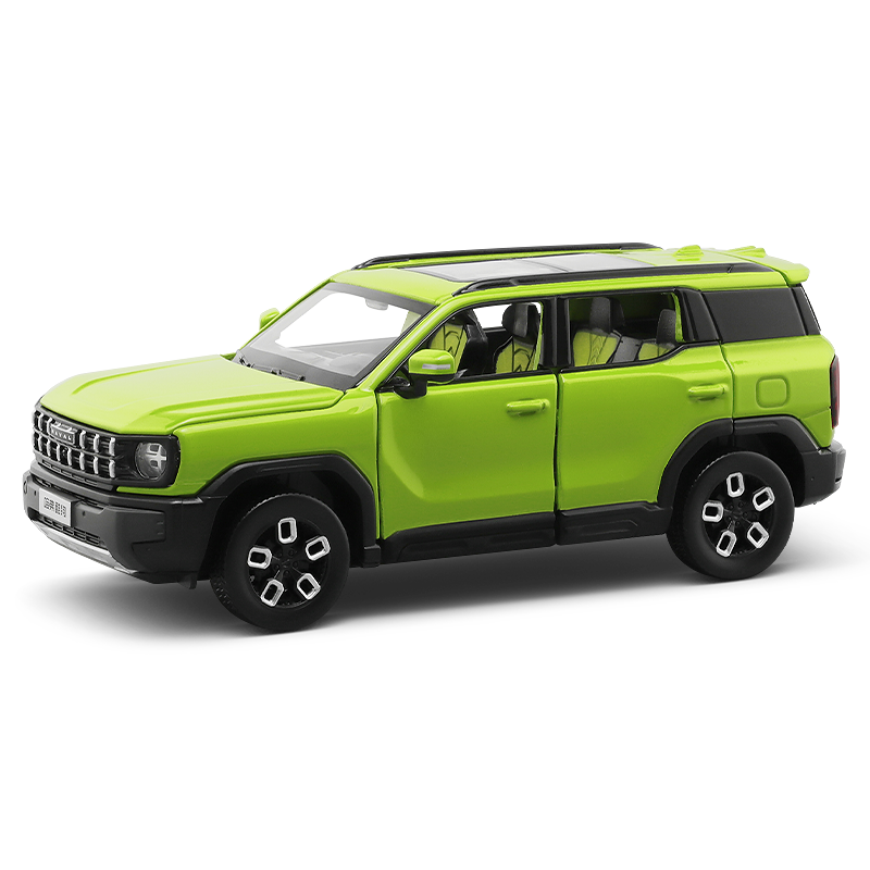 彩珀成真1:32CCA合金哈弗酷狗长城汽车模型六开门回力儿童玩具男