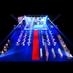 舞台舞美3D效果图设计周年晚会演出庆典设计开业奠基走秀设计