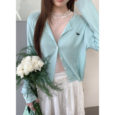 衣尔衫 透视叠穿打底衫波点花边领百搭女正肩显瘦韩系上衣YE037